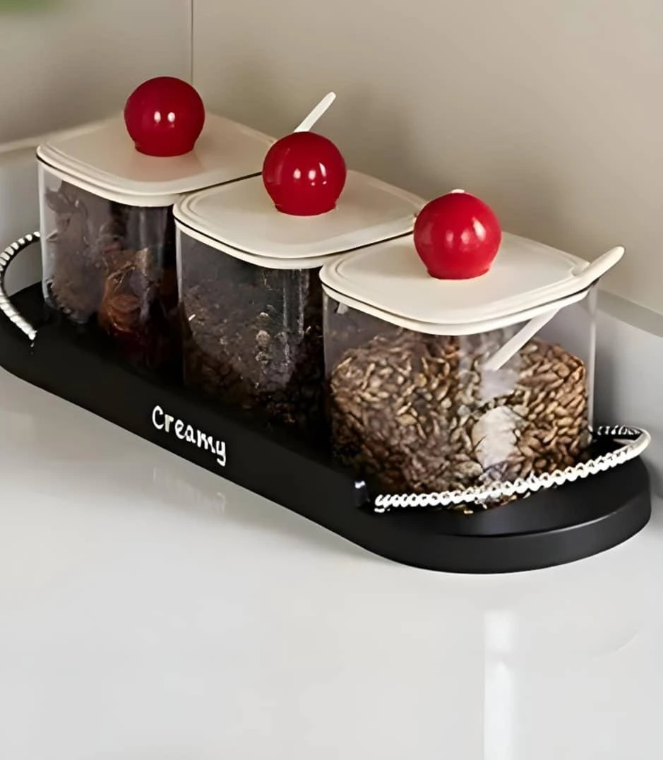 طقم علب بهارات أنيق – ترتيب يليق بمطبخك