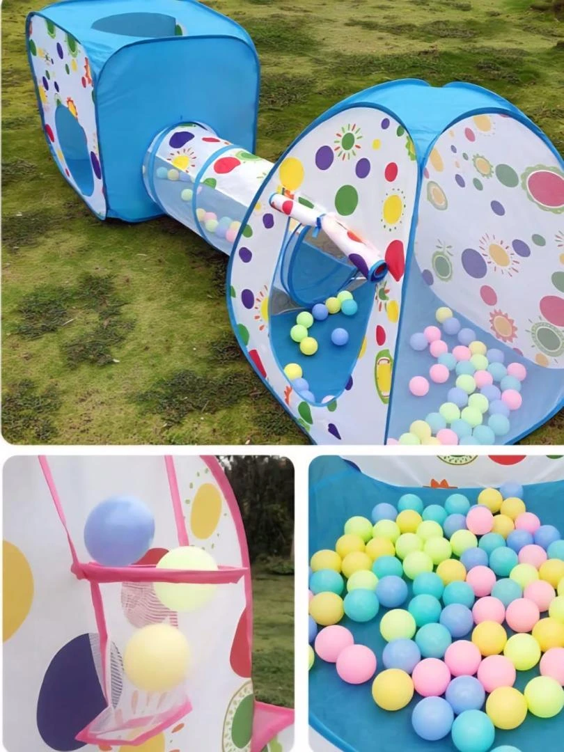 *🎉 خيمة اطفال 1X3 الاكثر طلبًا  ونفق مع 50 كرة  🎉*